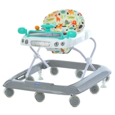 Детские ходунки Bambi M 6061-11-4 серо-голубые с музыкой и светом