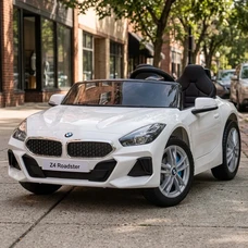 Двухместный детский электромобиль M 5742EBLR-1 белый BMW с четырьмя моторами