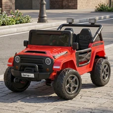 Двухместный детский электромобиль M 6287EBLR-3(24V) Jeep красный