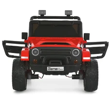 Двухместный детский электромобиль M 6287EBLR-3(24V) Jeep красный фото 14