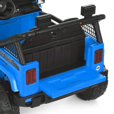 Двухместный детский электромобиль M 6287EBLR-4(24V) Jeep синий фото 16