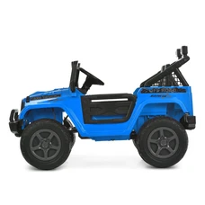 Двухместный детский электромобиль M 6287EBLR-4(24V) Jeep синий фото 41