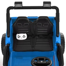 Двухместный детский электромобиль M 6287EBLR-4(24V) Jeep синий фото 92