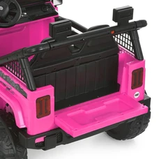 Двухместный детский электромобиль M 6287EBLR-8(24V) Jeep розовый фото 16