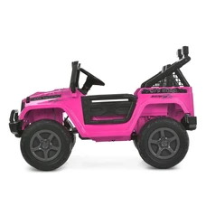 Двухместный детский электромобиль M 6287EBLR-8(24V) Jeep розовый фото 41