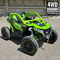 Детский электромобиль багги M 6256EBLR-5 зеленый с четырьмя моторами фото 37
