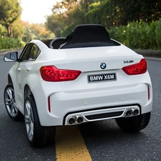 Детский электромобиль JJ2199EBLR-1 белый BMW с мягким сиденьем фото 14