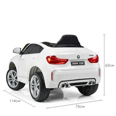 Детский электромобиль JJ2199EBLR-1 белый BMW с мягким сиденьем фото 31