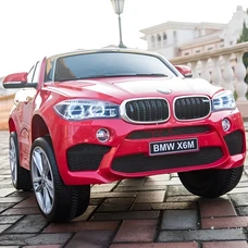 Детский электромобиль JJ2199EBLR-3 красный BMW с мягким сиденьем фото 37