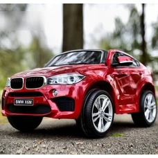 Детский электромобиль JJ2199EBLRS-3 красный BMW в автопокраске