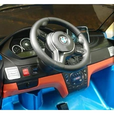 Детский электромобиль JJ2199EBLRS-4 синий BMW в автопокраске фото 86