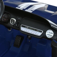 Двухместный детский электромобиль M 6107EBLR-4(24V) синий Ford с четырьмя моторами фото 28