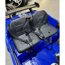 Двухместный детский электромобиль M 6107EBLR-4(24V) синий Ford с четырьмя моторами фото 86