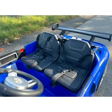 Двухместный детский электромобиль M 6107EBLR-4(24V) синий Ford с четырьмя моторами фото 92