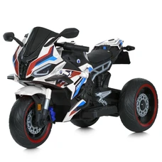 Детский мотоцикл на аккумуляторе M 6143EL-1 белый BMW фото 92