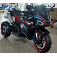 Детский мотоцикл на аккумуляторе M 6143EL-2 черный BMW фото 21