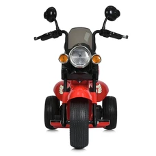 Детский мотоцикл M 5739EL-3 красный Harley-Davidson мягкое сиденье со спинкой фото 14