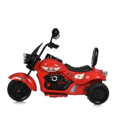 Детский мотоцикл M 5739EL-3 красный Harley-Davidson мягкое сиденье со спинкой фото 41