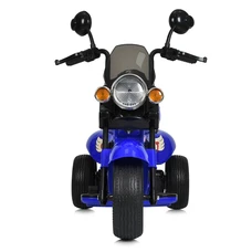 Детский мотоцикл M 5739EL-4 синий Harley-Davidson мягкое сиденье со спинкой фото 14