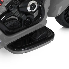 Детский мотоцикл M 5739EL-11 серый Harley-Davidson мягкое сиденье со спинкой фото 86