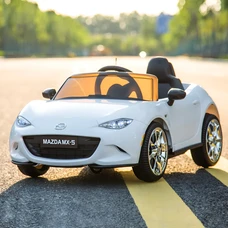 Детский электромобиль M 5846EBLR-1 белый Mazda с четырьмя моторами фото 14