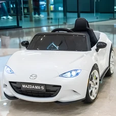 Детский электромобиль M 5846EBLR-1 белый Mazda с четырьмя моторами фото 41