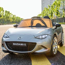 Детский электромобиль M 5846EBLRS-11 серый Mazda в автопокраске