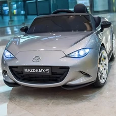 Детский электромобиль M 5846EBLRS-11 серый Mazda в автопокраске фото 14
