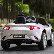 Детский электромобиль M 5846EBLRS-11 серый Mazda в автопокраске фото 37