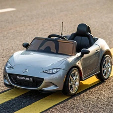 Детский электромобиль M 5846EBLRS-11 серый Mazda в автопокраске фото 41