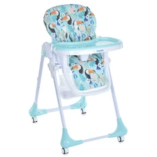 Стульчик для кормления Bambi M 3233 Toucan Mint мятный с регулируемой высотой