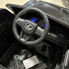 Детский электромобиль M 6140EBLRS-2 черный Lexus в автопокраске фото 37