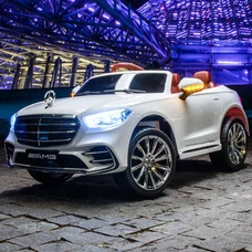 Детский электромобиль M 6020EBLR-1 белый Mercedes с четырьмя моторами фото 22