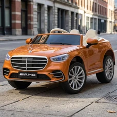 Детский электромобиль M 6020EBLR-7 оранжевый Mercedes с четырьмя моторами