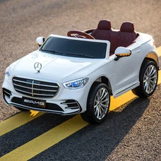 Детский электромобиль M 6020EBLR-7 оранжевый Mercedes с четырьмя моторами фото 18
