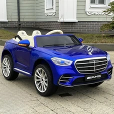 Детский электромобиль M 6020EBLRS-4 синий Mercedes в автопокраске