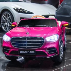 Детский электромобиль M 6020EBLRS-8 розовый Mercedes в автопокраске фото 86