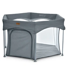 Детский манеж El Camino Swift 6 ME 1195 Dark Gray темно-серый с матрасиком