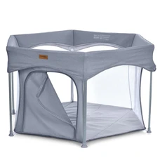 Детский манеж El Camino Swift 6 ME 1195 Gray серый с матрасиком фото 14