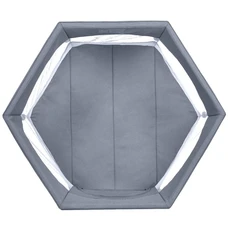 Детский манеж El Camino Swift 6 ME 1195 Gray серый с матрасиком фото 21