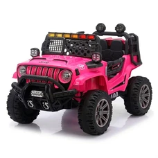 Детский электромобиль M 6356EBLR-8 розовый Jeep с пультом управления фото 14