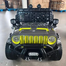 Детский электромобиль M 6356EBLR-11-5 серо-зеленый Jeep с пультом управления