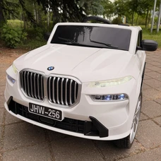 Детский электромобиль M 6366EBLR-1 белый BMW с мягким сиденьем фото 37