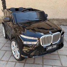 Детский электромобиль M 6366EBLRS-2 черный BMW с мягким сиденьем