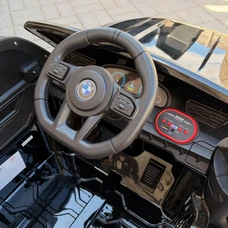 Детский электромобиль M 6366EBLRS-2 черный BMW с мягким сиденьем фото 54