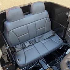 Детский электромобиль M 6366EBLRS-2 черный BMW с мягким сиденьем фото 63