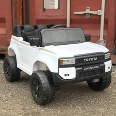 Детский электромобиль джип 2155FDEBLR-1(24V) белый Toyota