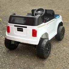 Детский электромобиль джип 2155FDEBLR-1(24V) белый Toyota фото 21