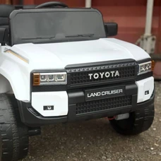 Детский электромобиль джип 2155FDEBLR-1(24V) белый Toyota фото 41