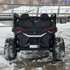 Двухместный детский электромобиль M 6075(2)EBLR-1(24V) белый с четырьмя моторами фото 63